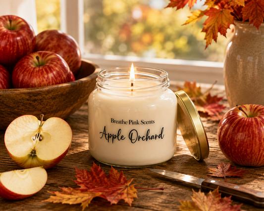 Apple Orchard Candle | Breathe Pink Scents Fall Collection