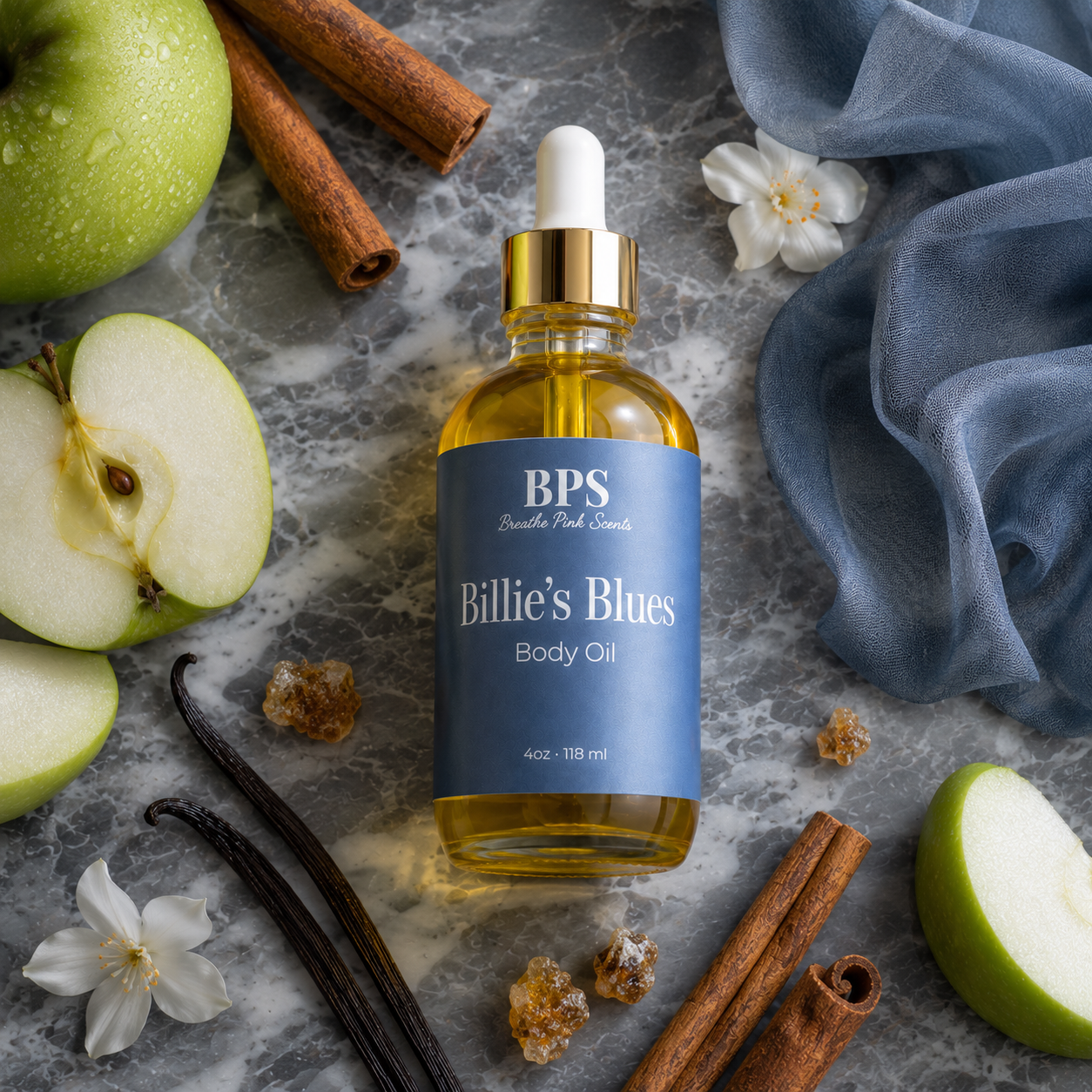Billie’s Blues Body Oil