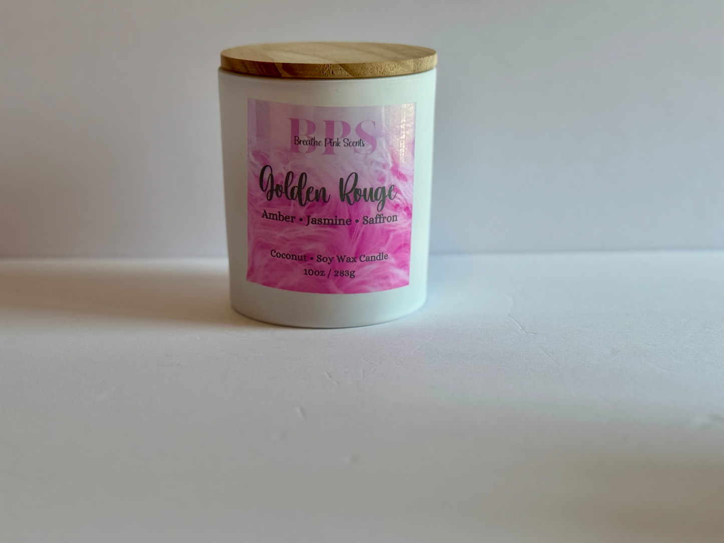 Golden Rouge Coconut Soy Wax Candle image 5