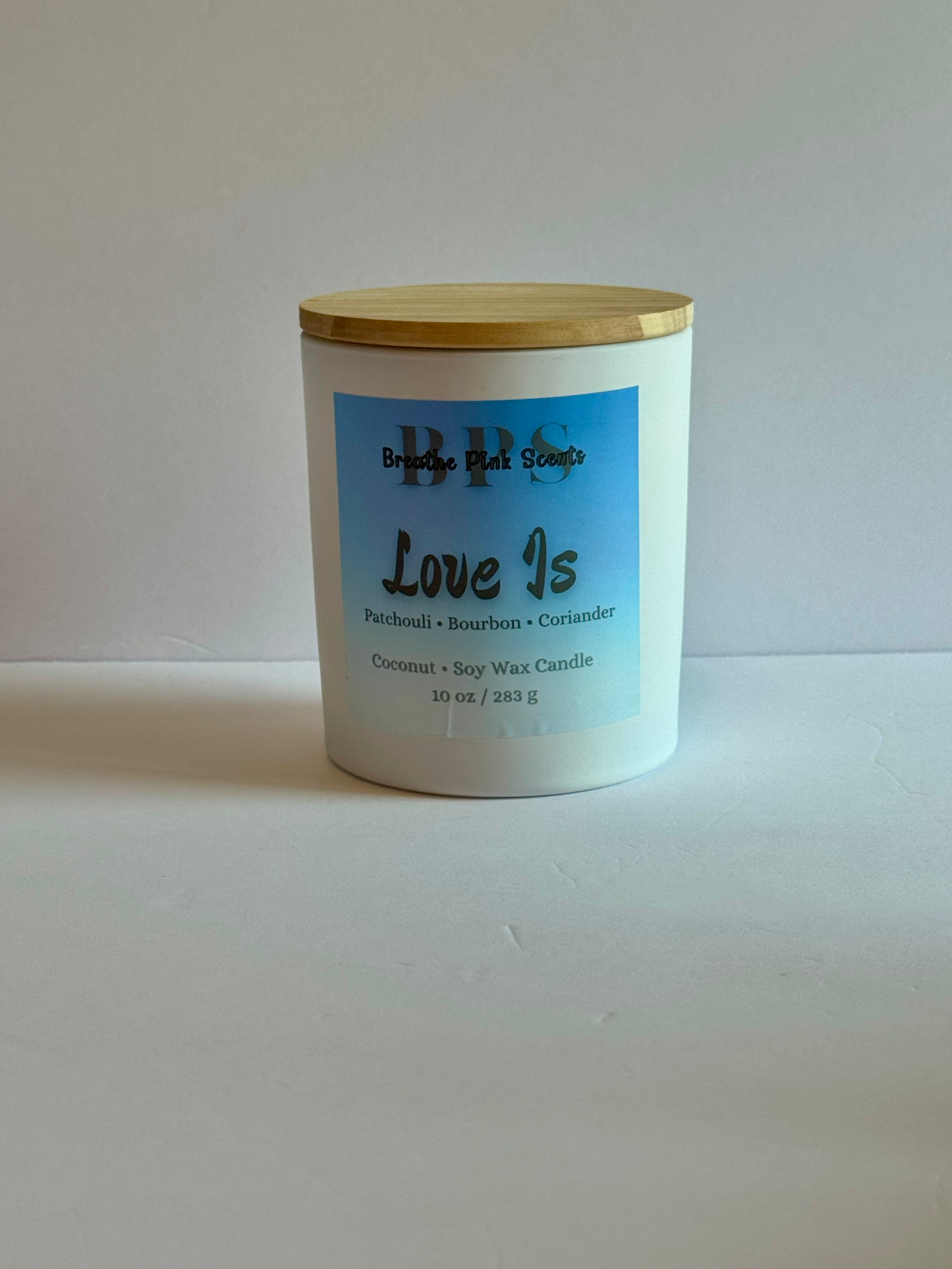 Love Is Coconut Soy Wax Candle image 0