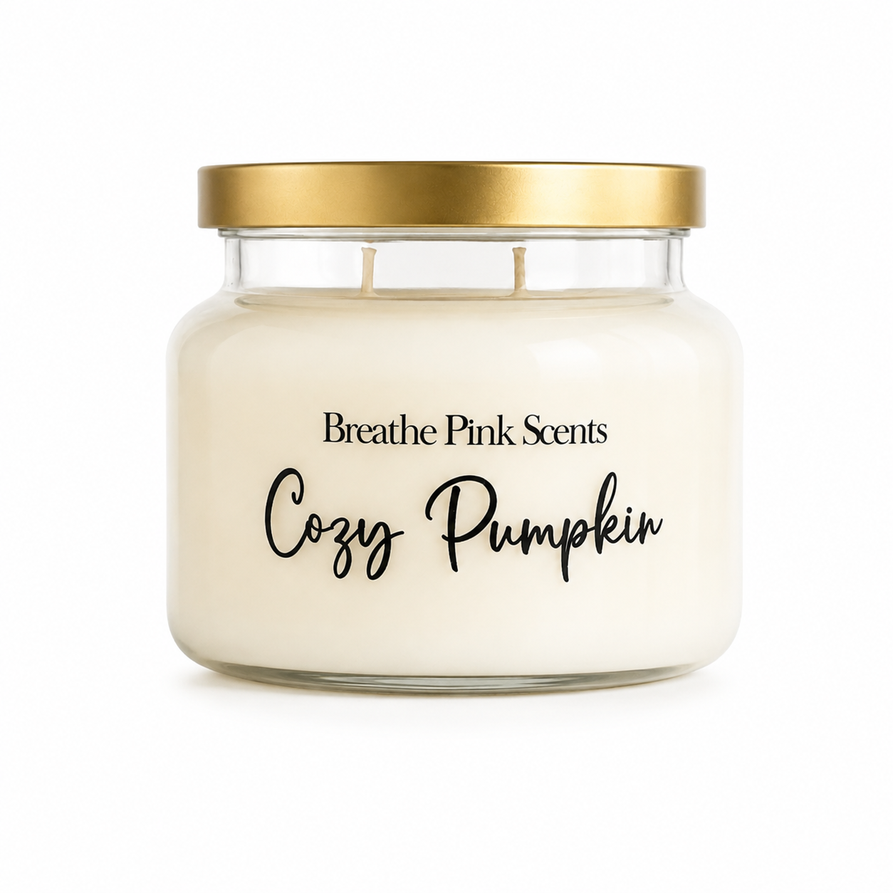 Cozy Pumpkin Candle | Breathe Pink Scents Fall Collection