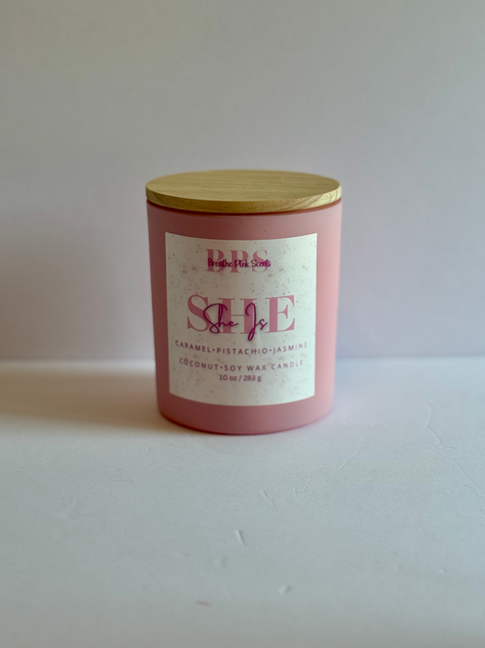 She Is Coconut Soy Wax Candle image 0