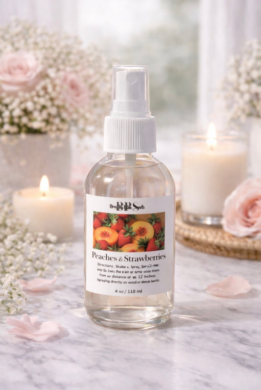 Peaches & Strawberries Room & Linen Spray | Breathe Pink Scents