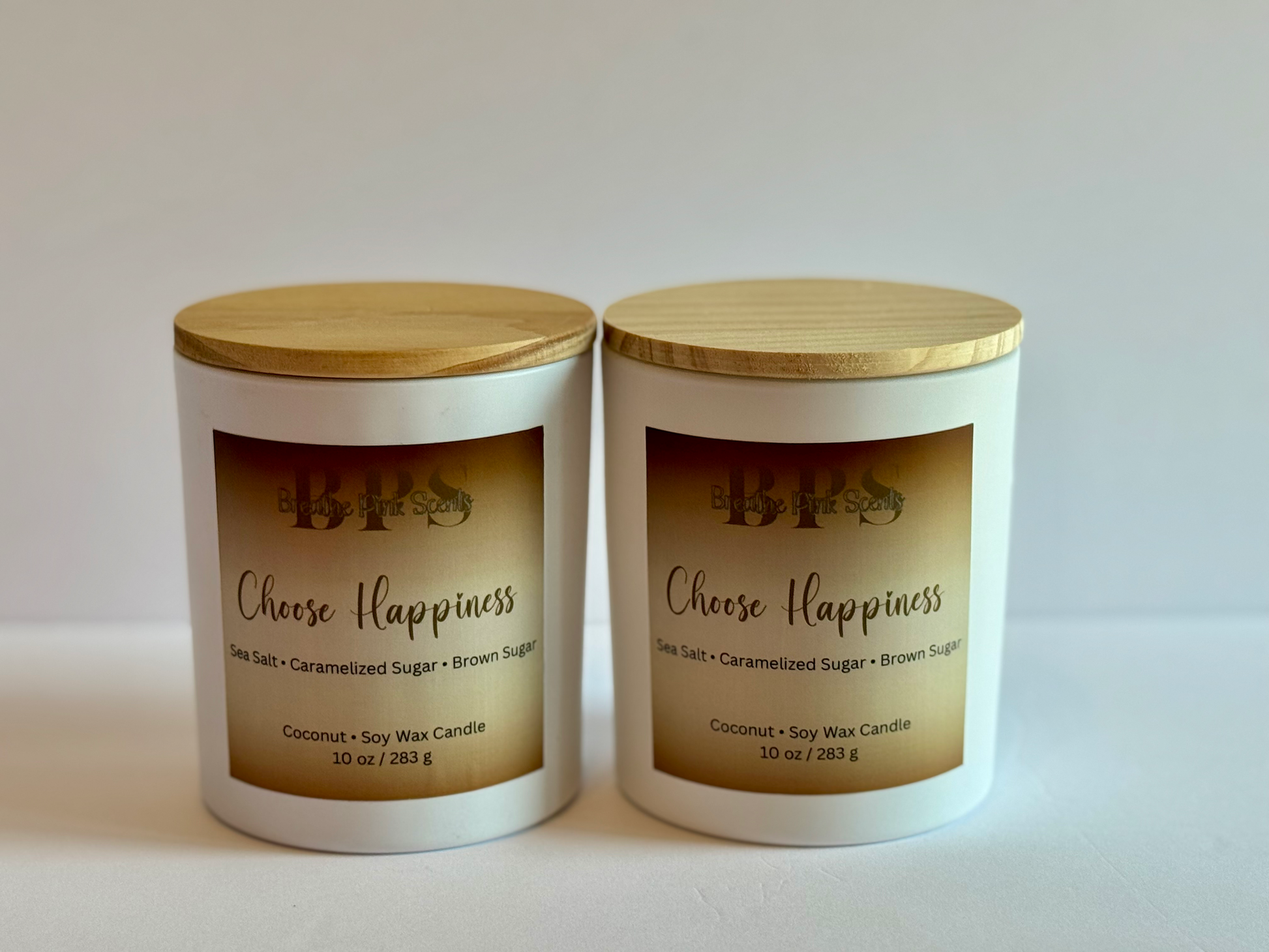Choose Happiness Coconut Soy Wax Candle image 1