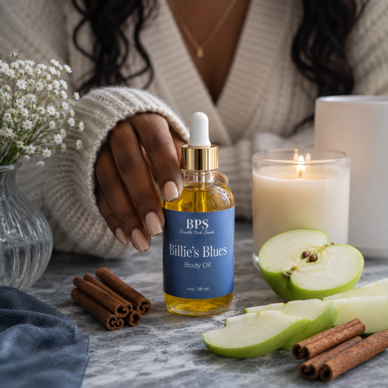 Billie’s Blues Body Oil