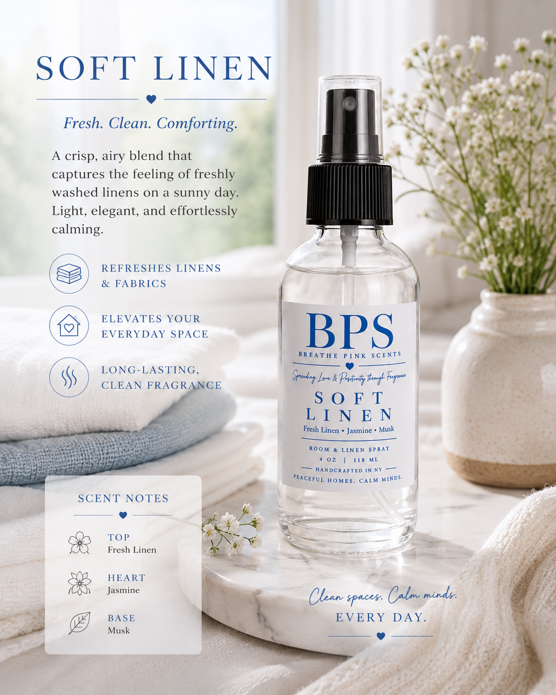 Soft Linen Room & Linen Spray