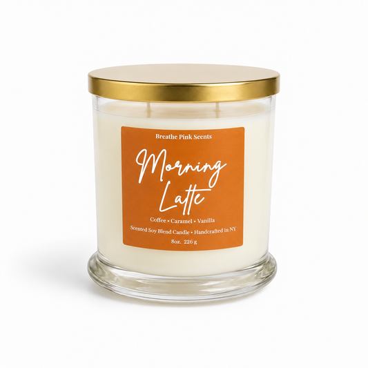 Morning Latte Candle
