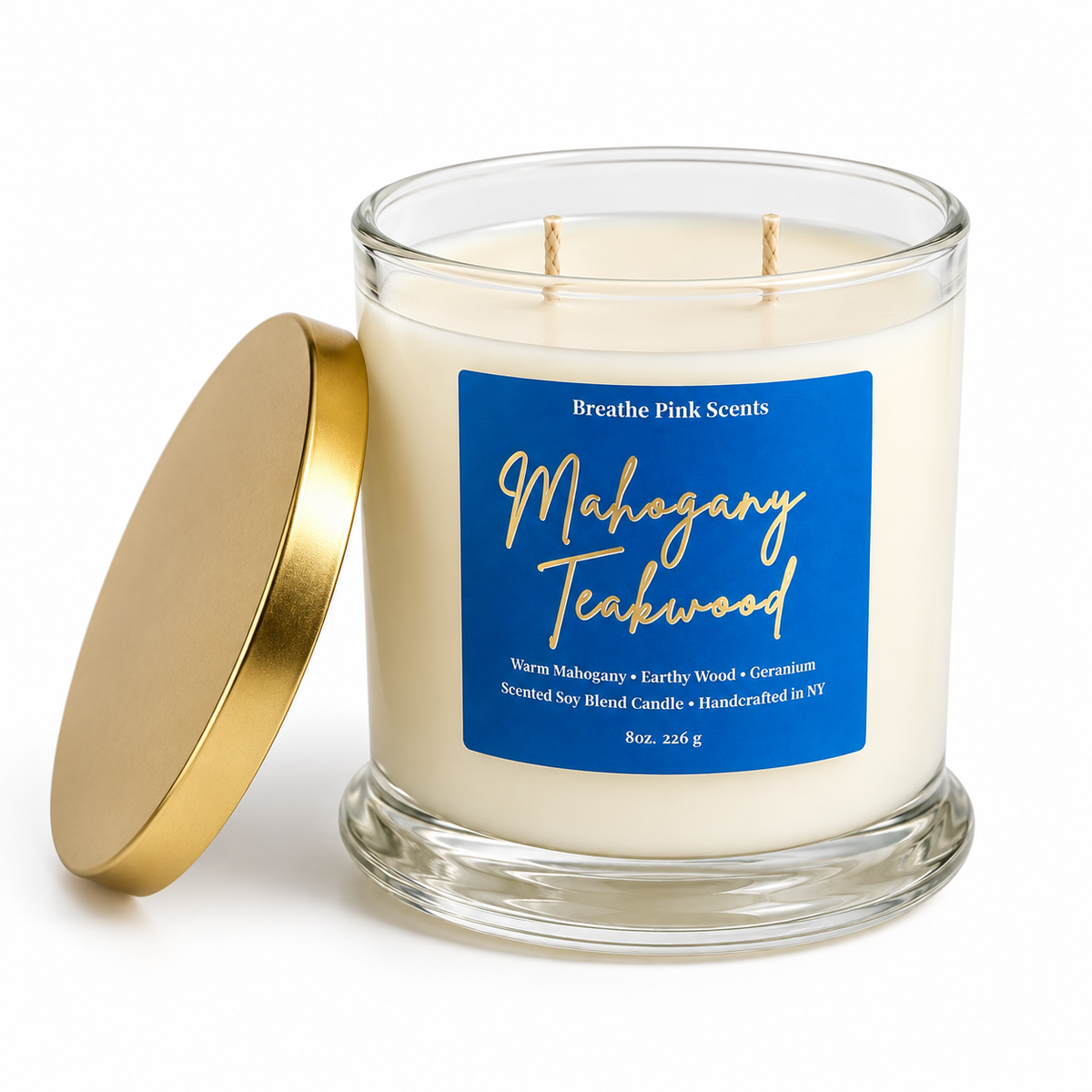 Mahogany Teakwood Candle