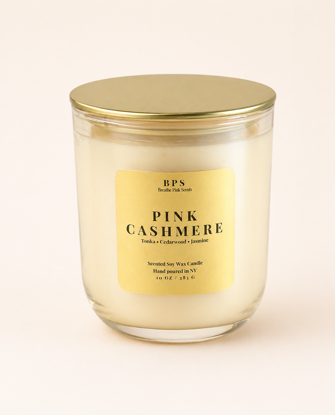Pink Cashmere Candle | Signature Collection | Breathe Pink Scents