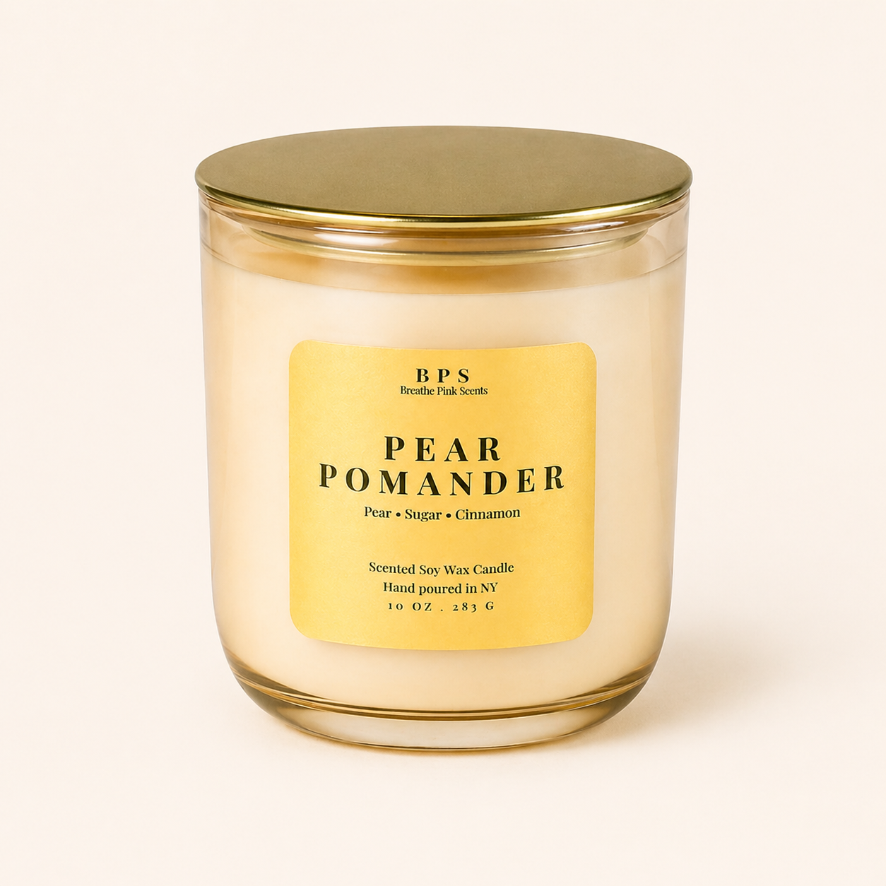 Pear Pomander Candle | Signature Collection | Breathe Pink Scents