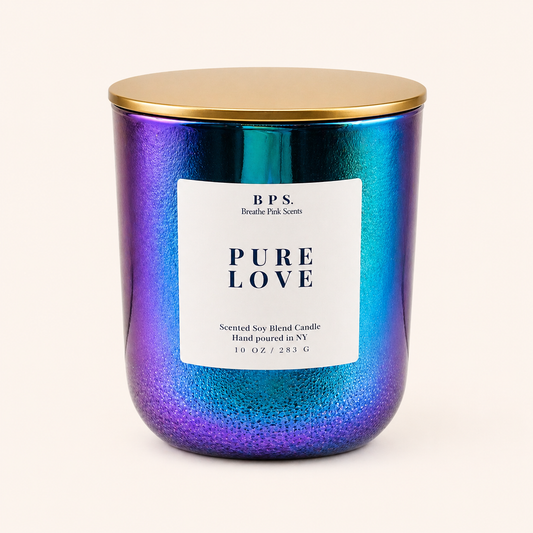 Pure Love Candle | Serene Retreat Collection | Breathe Pink Scents
