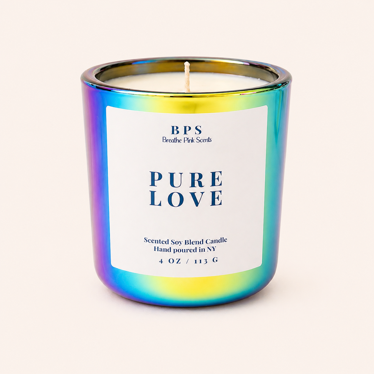 Pure Love Candle | Serene Retreat Collection | Breathe Pink Scents