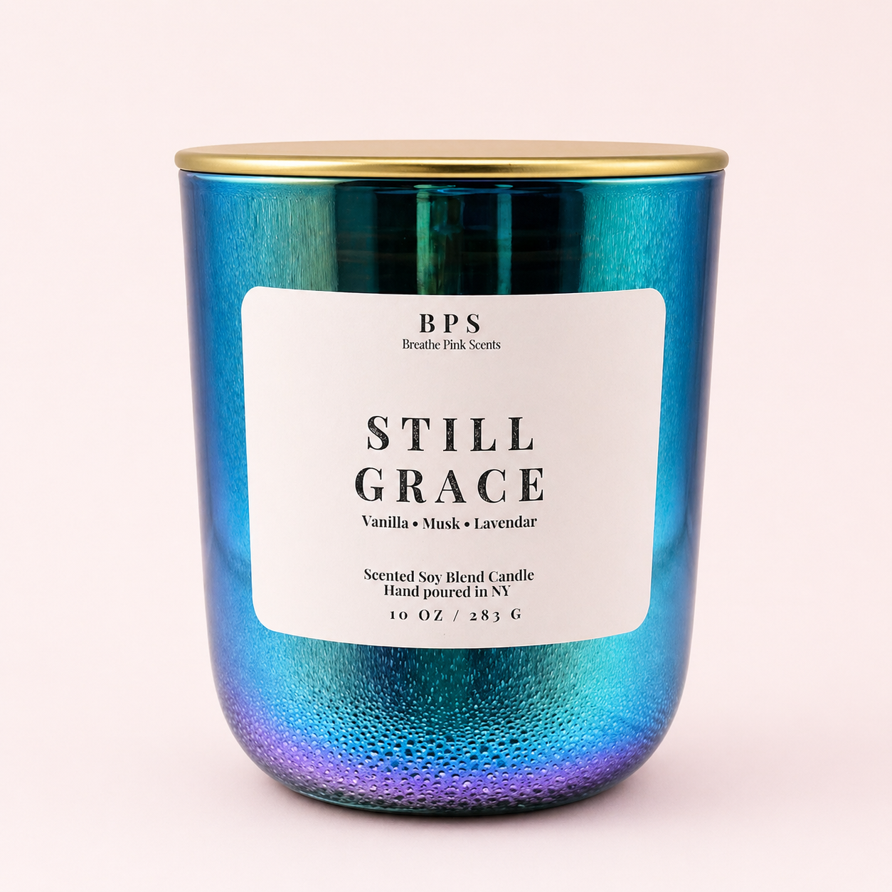 Still Grace Candle | Serene Retreat Collection | Breathe Pink Scents