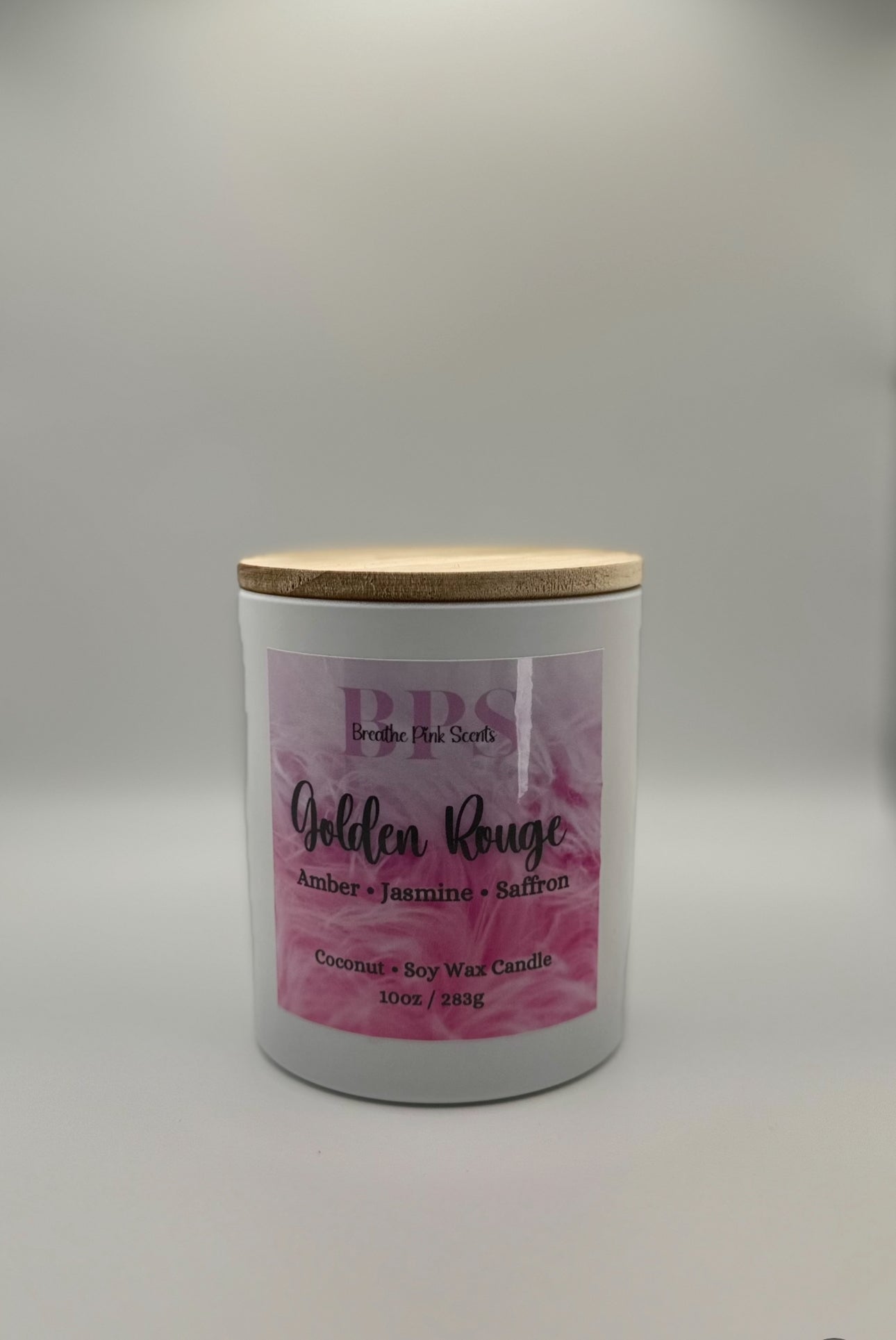 Golden Rouge Coconut Soy Wax Candle image 4